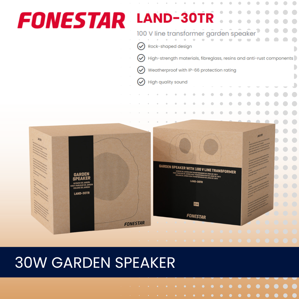 Fonestar LAND-30TR 30W 100V line transformer garden speaker