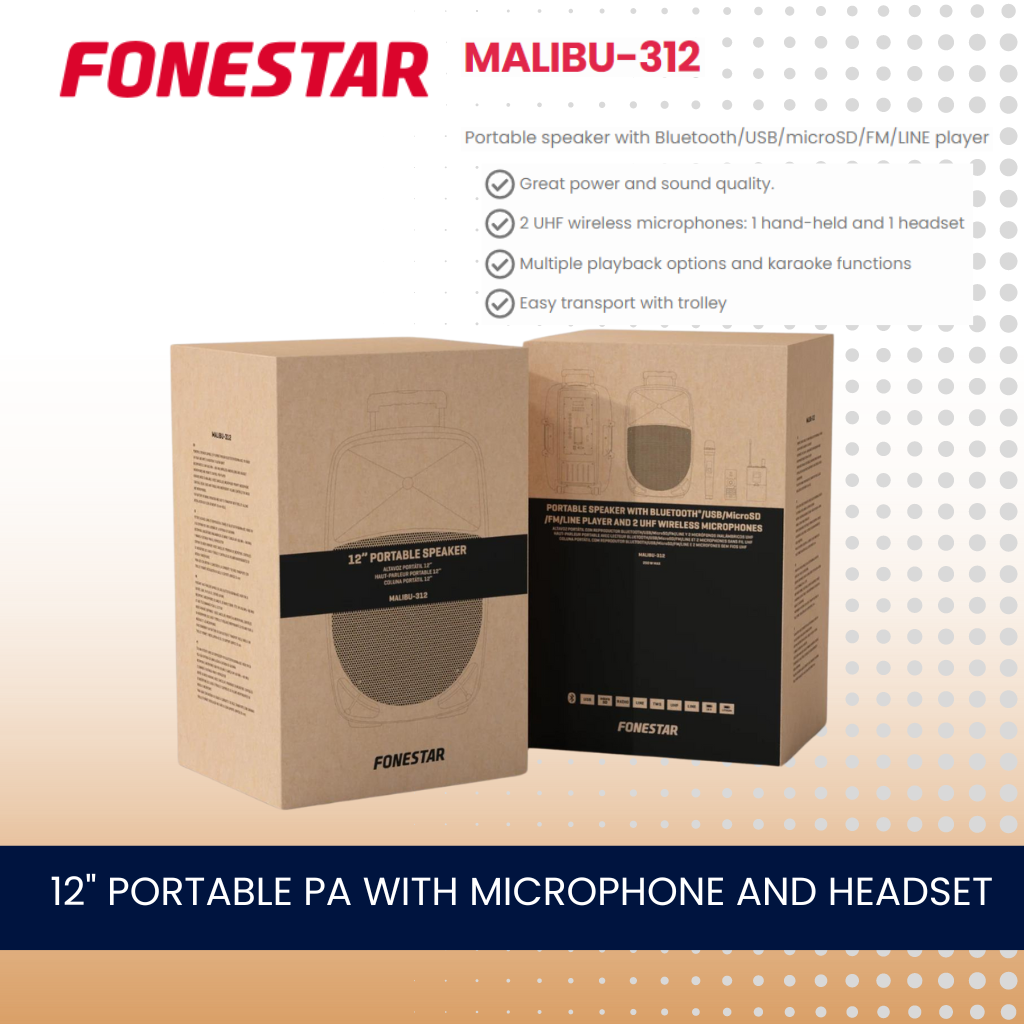 Portable PA Speaker Up To 2 Speakers