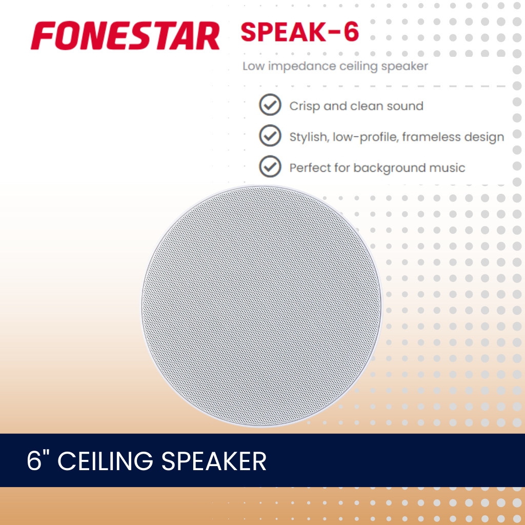 Low Impedance Ceiling Speaker Sound Kit With Bluetooth 4 Speakers