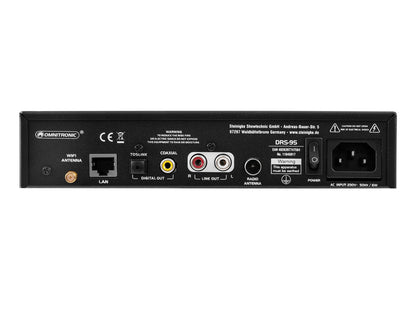 Omnitronic DRS-95 Bluetooth/FM/DAB internet radio