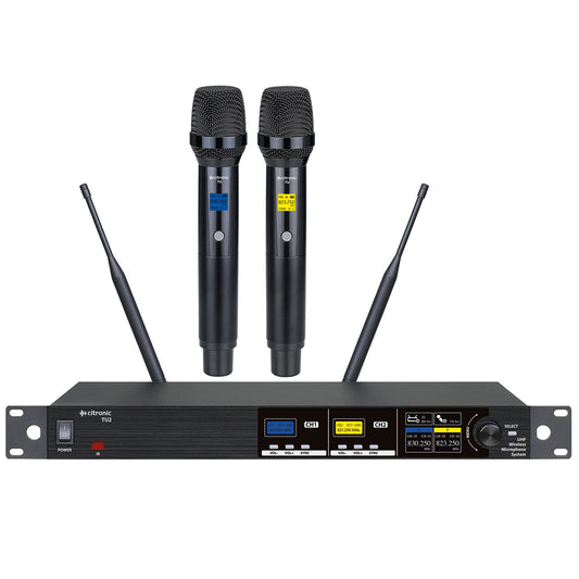 Citronic Dual Hand Held Wireless Mic System