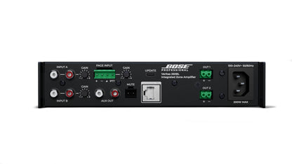 Bose Veritas 250BL 2 x 50W low-impedance Amplifier with Bluetooth – rear view