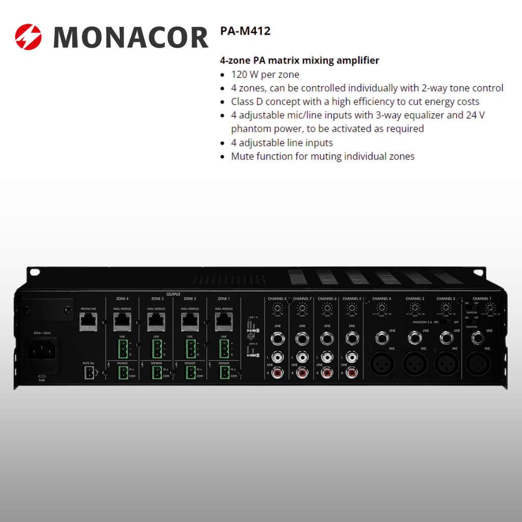 Office & Call Centre Background Music Bluetooth System Up To 64 Speakers