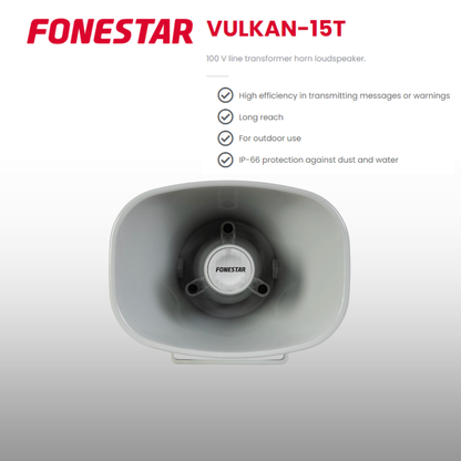 6-Zone Amplifier Horn Speaker Package Up To 36 Speakers
