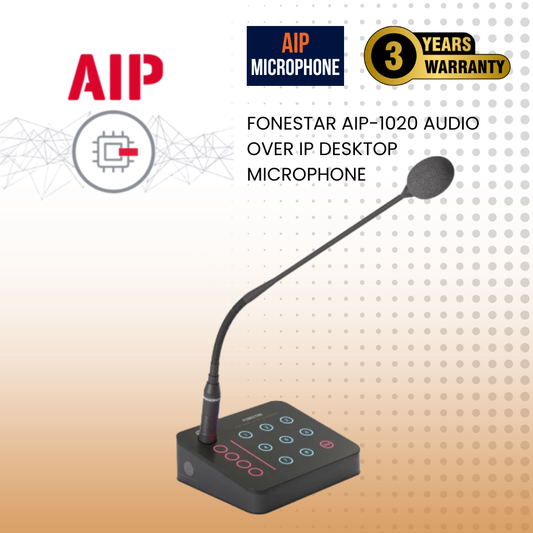 Fonestar AIP-1020 audio over IP desktop microphone