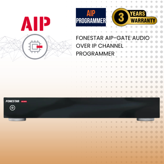 Fonestar AIP-GATE audio over IP channel programmer