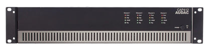 AUDAC CAP412 4-Channel 100V amplifier 4 x 120W – front view