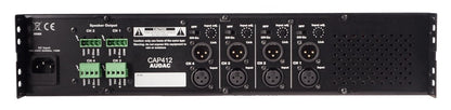 AUDAC CAP412 4-Channel 100V amplifier 4 x 120W – rear panel