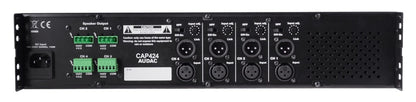 AUDAC CAP424 4-Channel 100V amplifier 4 x 240W – rear panel