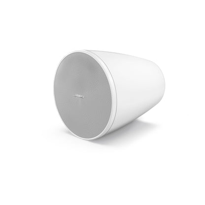 Bose DesignMax DM5P 5.25" Pendant speaker (Pair) 100V 50W – angled view in white