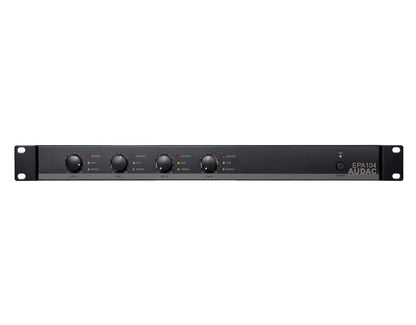 AUDAC EPA104 4-Channel Class-D amplifier 4 x 100W 4 Ω – front view