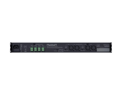 AUDAC EPA104 4-Channel Class-D amplifier 4 x 100W 4 Ω – rear panel