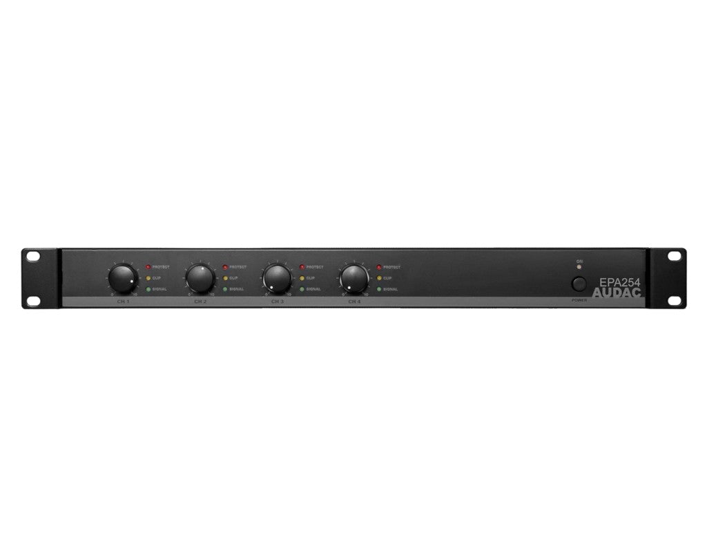 AUDAC EPA254 4-Channel Class-D amplifier 4 x 250W 4 Ω – front view