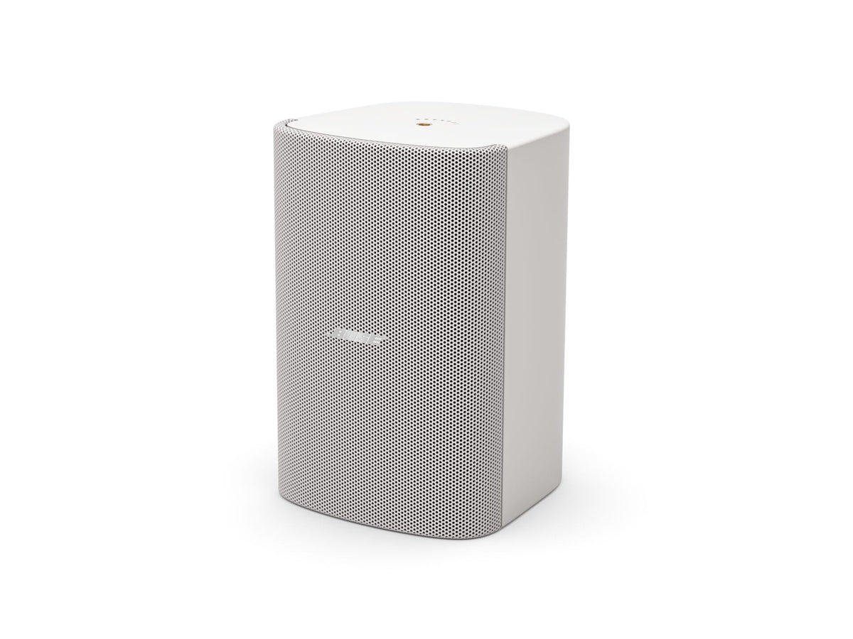 Bose FreeSpace FS4SE 4.5" Wall-mount speaker (Pair) 100V 40W – angled view in white