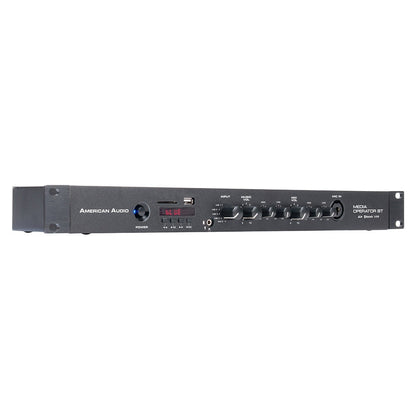 American Audio Media Operator BT Rack Media Player with Bluetooth – angled left view
