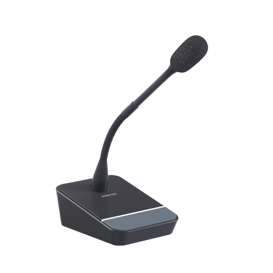 Fonestar MICSET-C32 Unidirectional electret condenser desktop microphone, 3 pin XLR