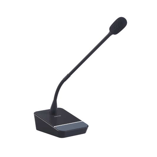 Fonestar MICSET-C45 Unidirectional electret condenser desktop microphone, 3 pin XLR