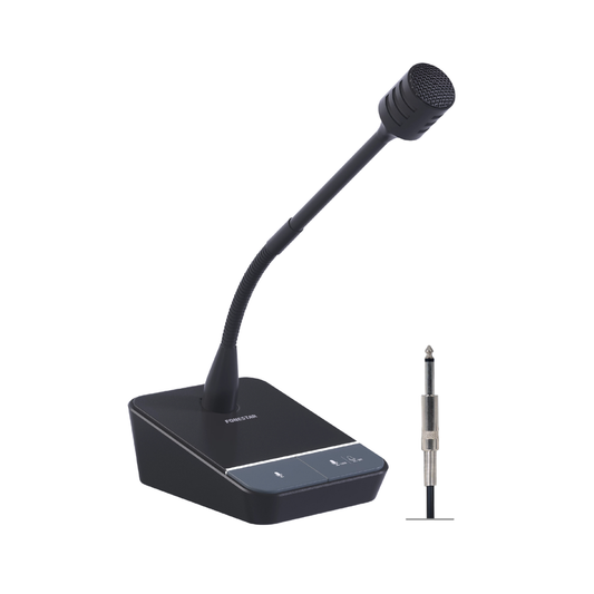 Fonestar MICSET-D32J Unidirectional dynamic desktop microphone, 6.3mm jack