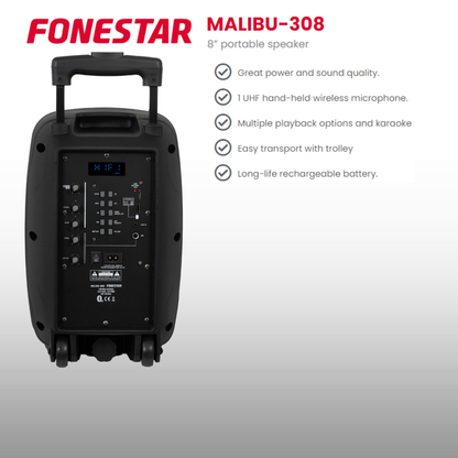 Mini Portable PA Speaker Up To 2 Speakers With Microphone