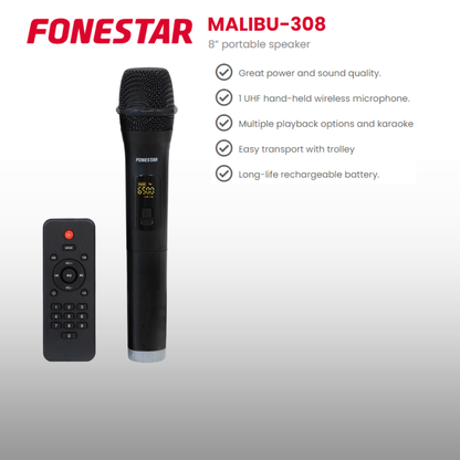 Mini Portable PA Speaker Up To 2 Speakers With Microphone