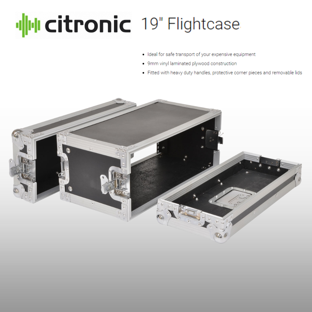 Outdoor PA System With Flight Case Horn Speaker Package Up To 4 Speakers