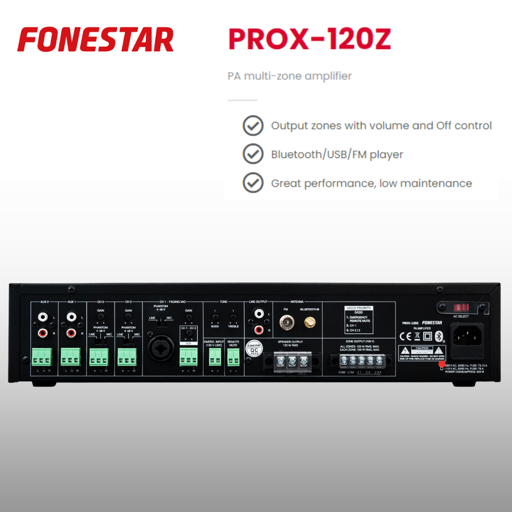 Outdoor PA System With Flight Case Horn Speaker Package Up To 8 Speakers