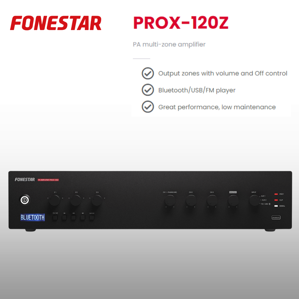 Outdoor PA System Horn Speaker Package Up To 8 Speakers
