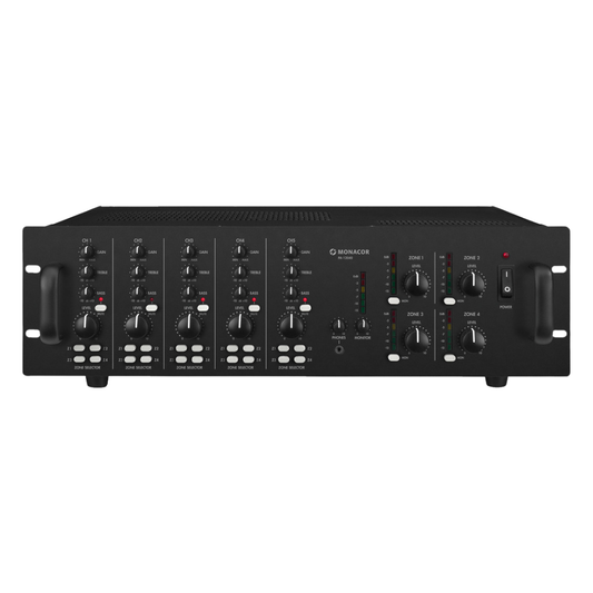 Monacor PA-4040 4 x 40W 4-zone matrix amplifier