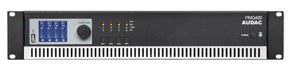 AUDAC PMQ480 WaveDynamics 100V 4-channel power amplifier 4 x 480W – front view