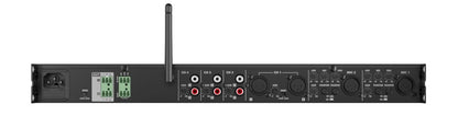 AUDAC PRE116 6-Channel stereo preamplifier with integrated Bluetooth receiver – rear panel