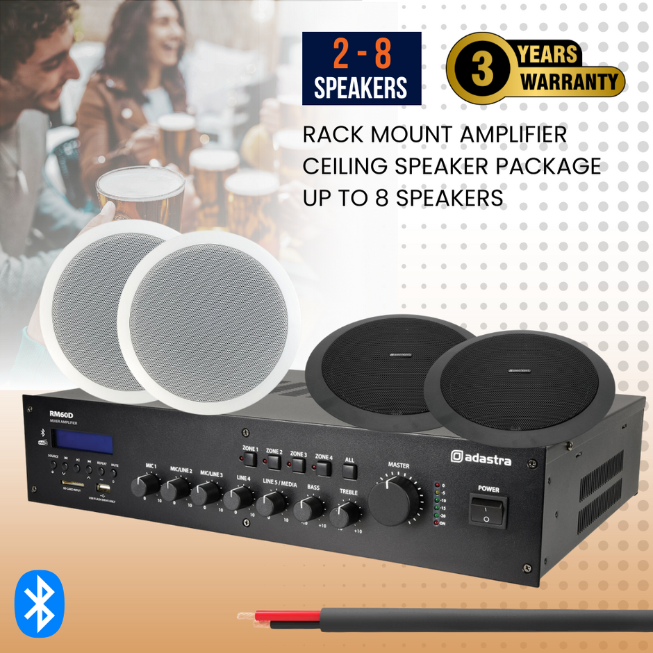 Ceiling Speaker Background Music Systems – Commercial Audio Outlet