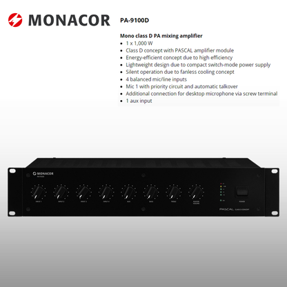 Rack Mount Amplifier Horn Speaker Package Up To 48 Speakers
