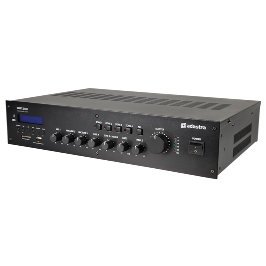 Adastra RM120D 120W single zone mixer amplifier With Bluetooth