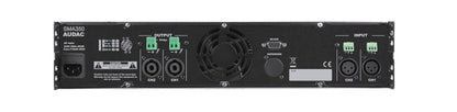 AUDAC SMA350 WaveDynamics 2-channel power amplifier 2 x 350W 4Ω – rear panel