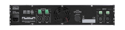 AUDAC SMA750 WaveDynamics 2-channel power amplifier 2 x 750W 4Ω – rear panel