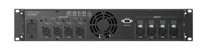 AUDAC SMQ1250 WaveDynamics 4-channel power amplifier 4 x 1250W 4Ω – rear panel