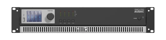 AUDAC SMQ1250 WaveDynamics 4-channel power amplifier 4 x 1250W 4Ω – front view
