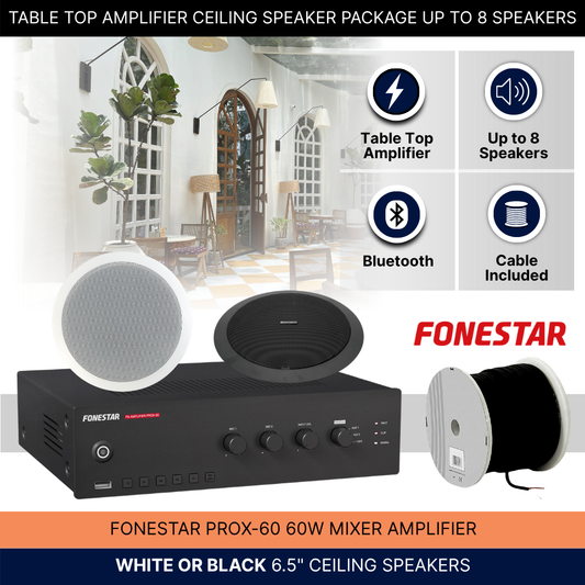 Coffee Shop & Cafe Background Music Bluetooth System Up To 8 Speakers