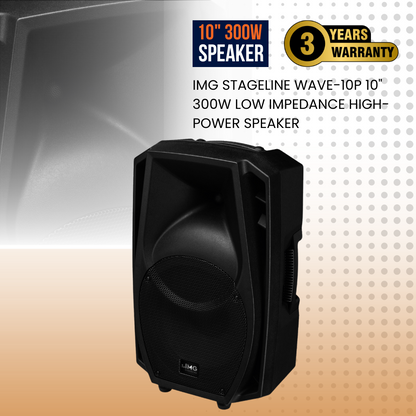 IMG Stageline WAVE-10P 10" 300W low impedance high-power speaker
