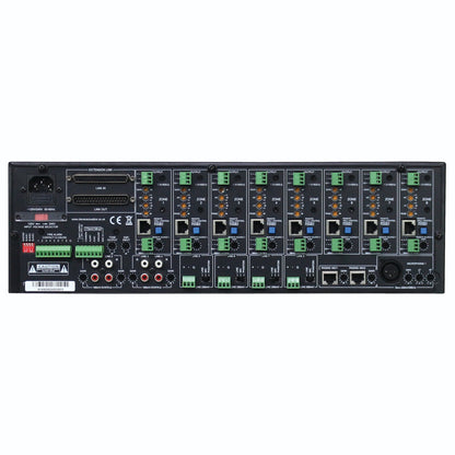Clever Acoustics ZM 8 8-Zone Matrix Mixer – rear panel connections