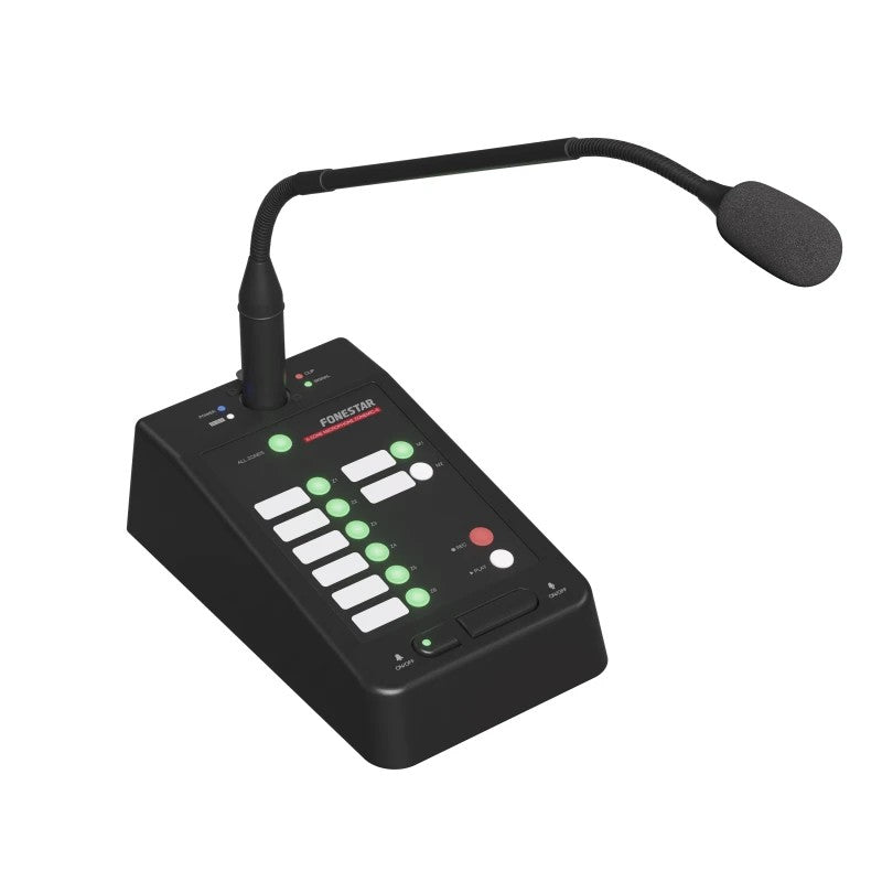 Fonestar ZONEMIC-6 zonal microphone with recorded messages – product photo